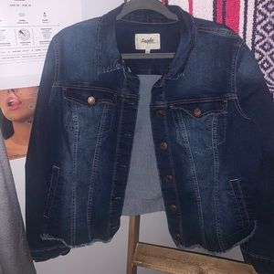 Angels forever young jean jacket